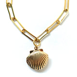 Seashell Locket Necklace