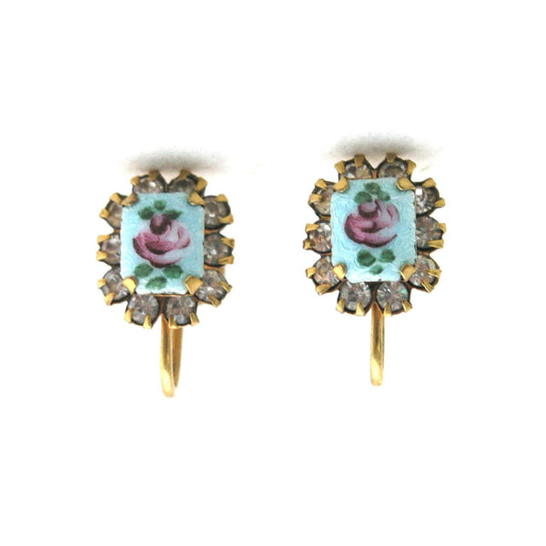 R is for Roses with Rhinestones