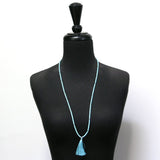 T is for Two Turquoise Tassels