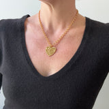 A Heart of Gold Necklace