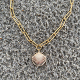 Seashell Locket Necklace