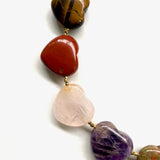 Gemstone Heart Necklace