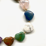 Gemstone Heart Necklace