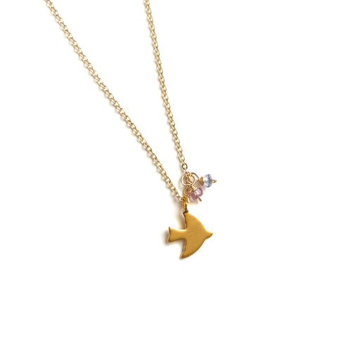 Sweet Spring Necklace / Bird