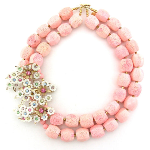 Pale Pink with Posies